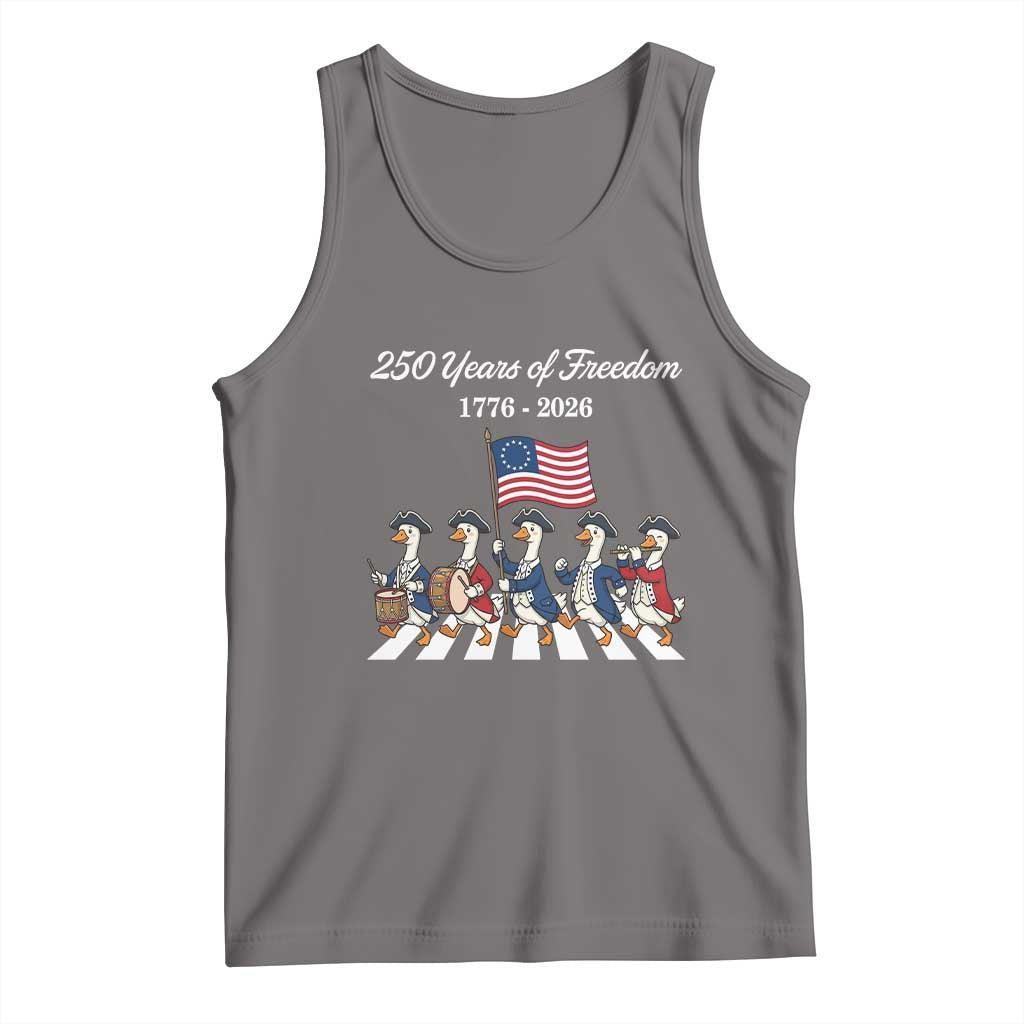 250 Years Of Freedom Tank Top Silly Goose Patriotic 4th of July