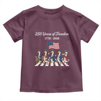 250 Years Of Freedom Toddler T Shirt Silly Goose Patriotic 4th of July