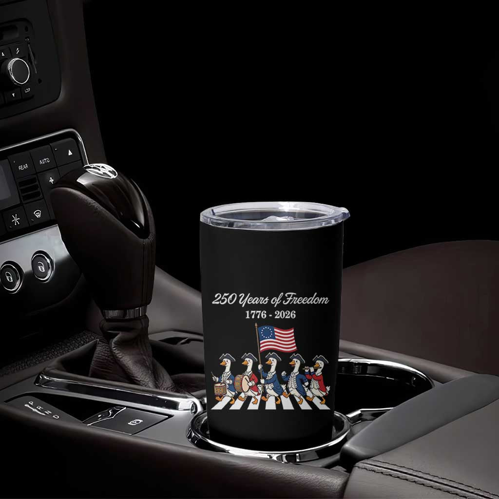 250 Years Of Freedom Tumbler Cup Silly Goose Patriotic 4th of July