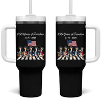 250 Years Of Freedom Tumbler With Handle Silly Goose Patriotic 4th of July