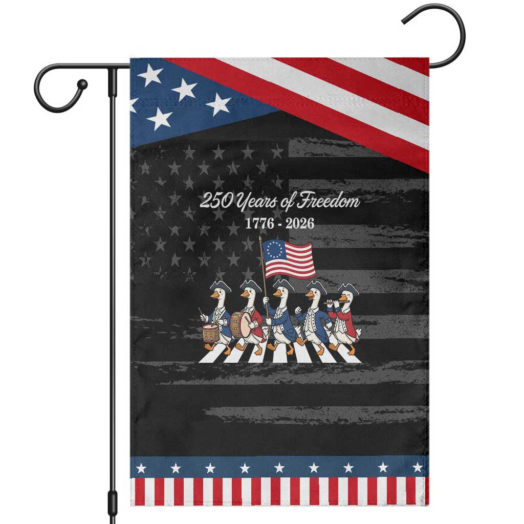 250 Years Of Freedom Patriotic Garden Flag Silly Goose Patriotic 4th of July
