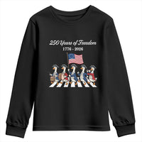 250 Years Of Freedom Youth Sweatshirt Silly Goose Patriotic 4th of July