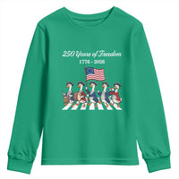 250 Years Of Freedom Youth Sweatshirt Silly Goose Patriotic 4th of July