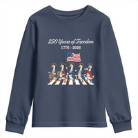 250 Years Of Freedom Youth Sweatshirt Silly Goose Patriotic 4th of July
