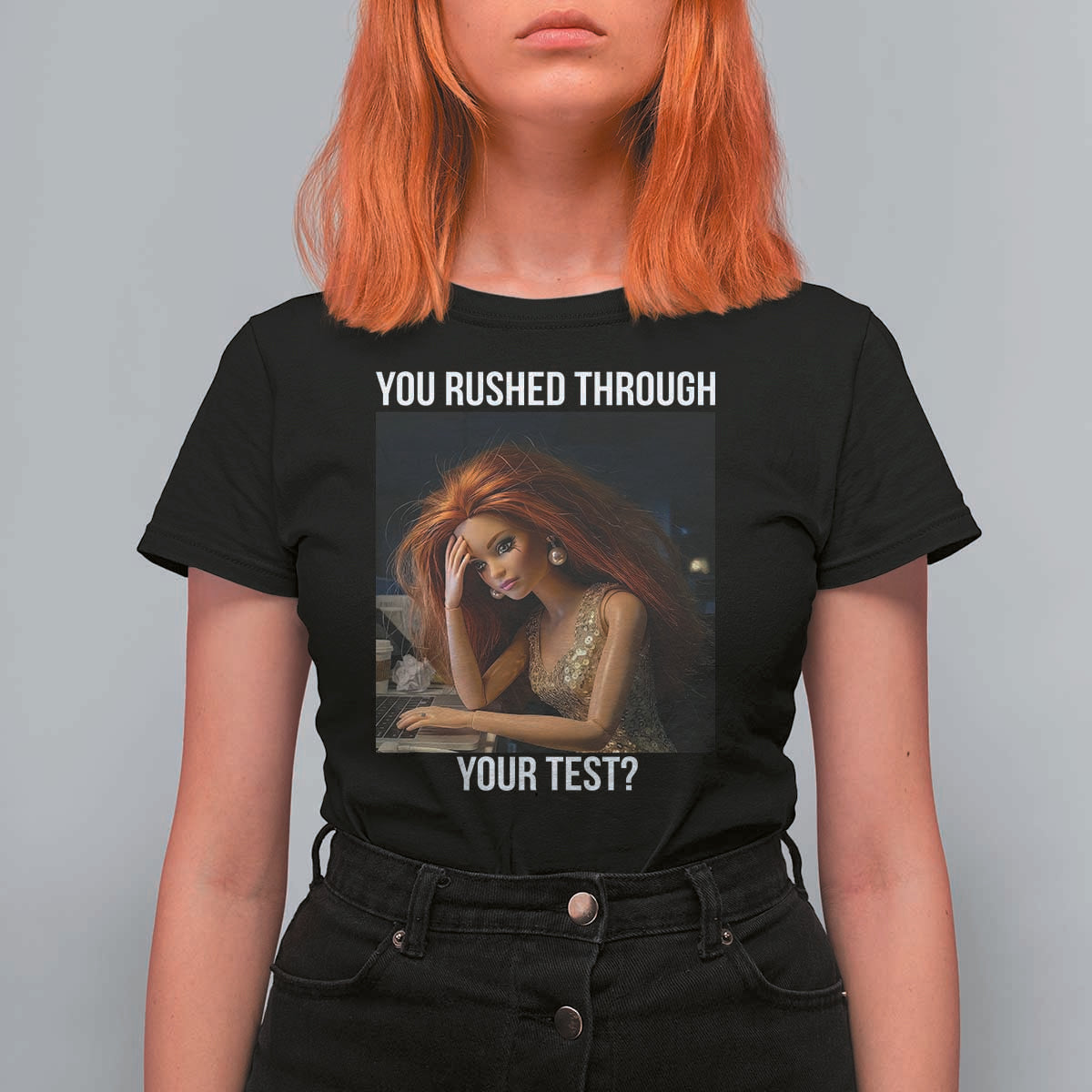 You Rushed Through Your Test T Shirt For Women Funny Test Day Teacher Meme
