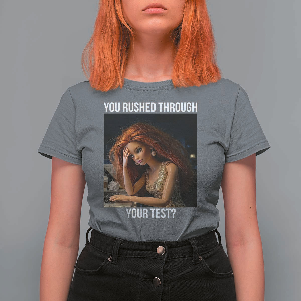 You Rushed Through Your Test T Shirt For Women Funny Test Day Teacher Meme