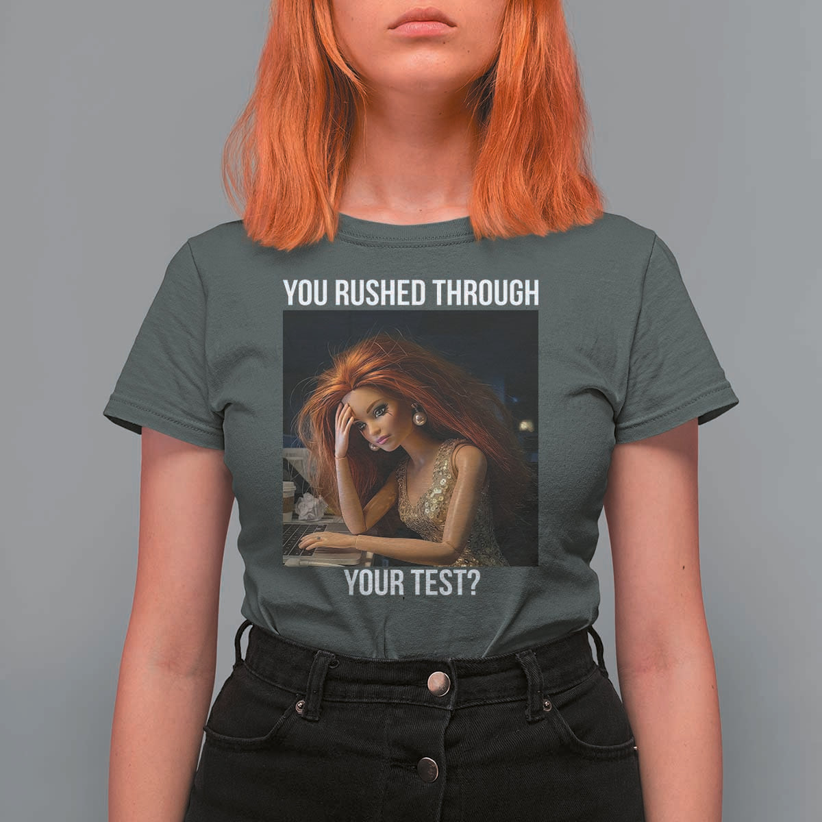 You Rushed Through Your Test T Shirt For Women Funny Test Day Teacher Meme