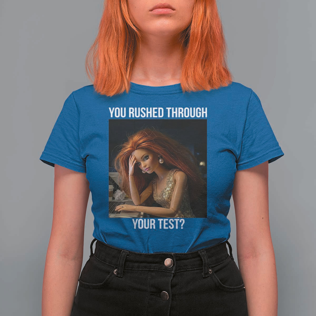 You Rushed Through Your Test T Shirt For Women Funny Test Day Teacher Meme