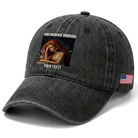 You Rushed Through Your Test Washed Cotton Baseball Cap Funny Test Day Teacher Meme