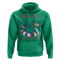 Feral & Free Funny Raccoon 4th of July Hoodie 250 Years Of Freedom