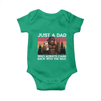 Just a Dad Who Always Came Back with The Milk Baby Onesie Funny Father's Day Gift