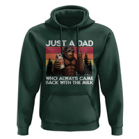 Just a Dad Who Always Came Back with The Milk Hoodie Funny Father's Day Gift