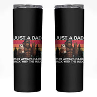 Just a Dad Who Always Came Back with The Milk Skinny Tumbler Funny Father's Day Gift