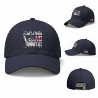 Just A Proud Dad that Didn't Raise Liberals Baseball Cap Funny Dad Man Saying