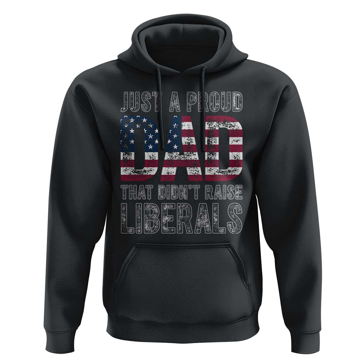 Just A Proud Dad that Didn't Raise Liberals Hoodie Funny Father's Day 4th of July