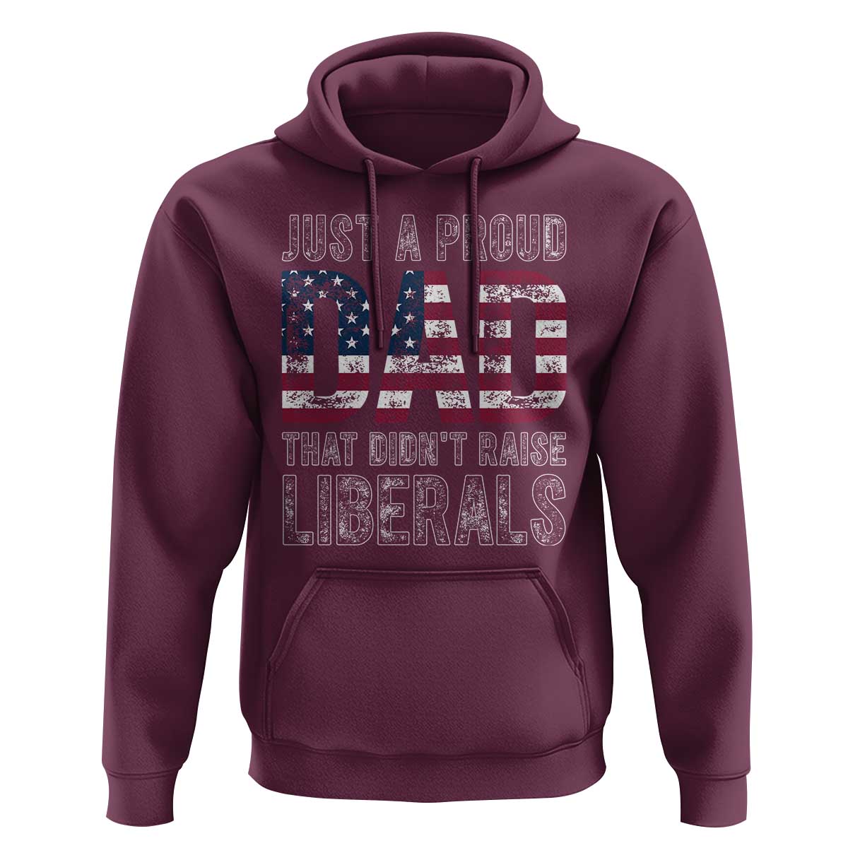 Just A Proud Dad that Didn't Raise Liberals Hoodie Funny Father's Day 4th of July