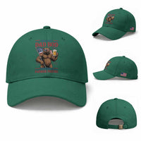 It's Not A Dad BOD It's A Father Figure Baseball Cap Dad Bear Drinking Beer 4th of July