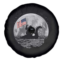 Bigfoot Loch Ness Monster 4th of July Spare Tire Cover Funny Cryptid Moon Night