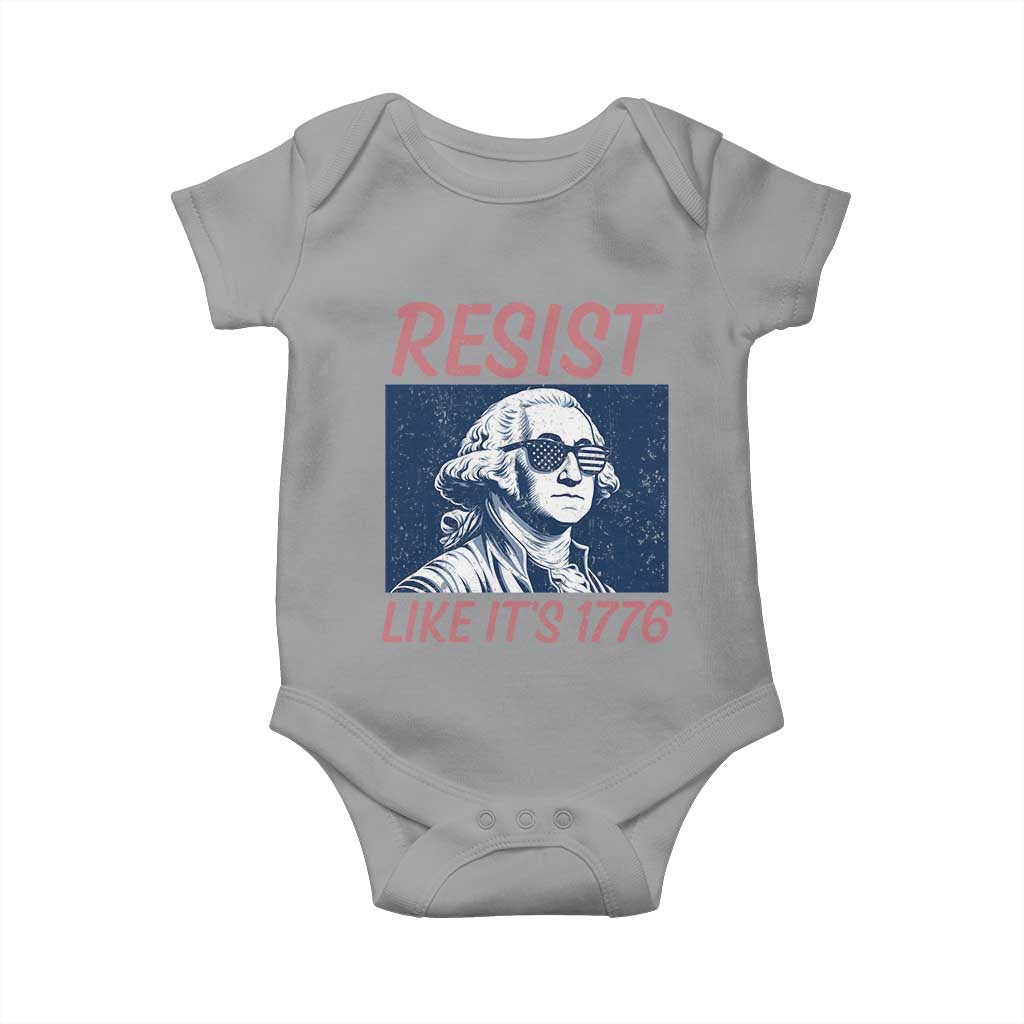Resist Like its 1776 Baby Onesie America 4th of July 250 Years Freedom