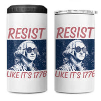 Resist Like its 1776 4 in 1 Can Cooler Tumbler America 4th of July 250 Years Freedom