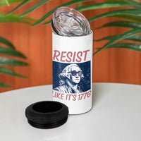 Resist Like its 1776 4 in 1 Can Cooler Tumbler America 4th of July 250 Years Freedom