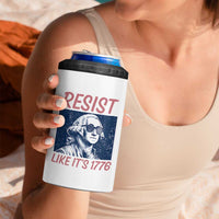 Resist Like its 1776 4 in 1 Can Cooler Tumbler America 4th of July 250 Years Freedom