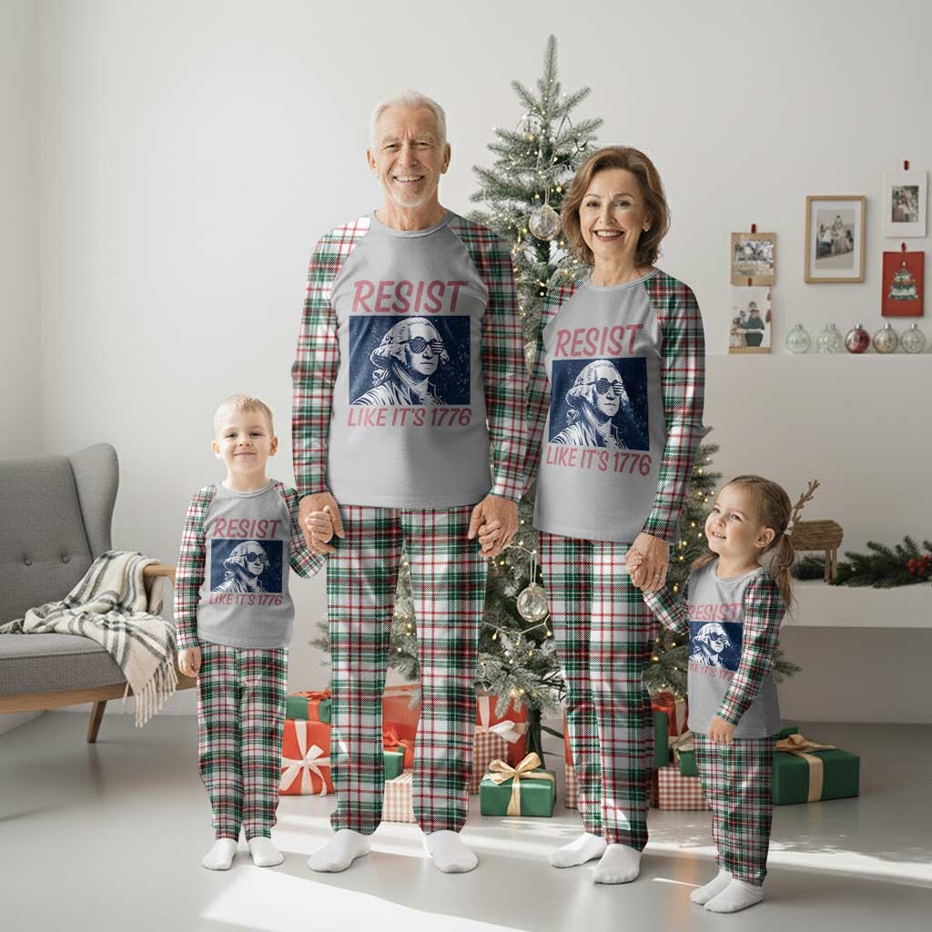 Resist Like its 1776 Plaid Pajama Set America 4th of July 250 Years Freedom