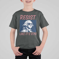 Resist Like its 1776 T Shirt For Kid America 4th of July 250 Years Freedom