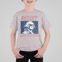 Resist Like its 1776 T Shirt For Kid America 4th of July 250 Years Freedom