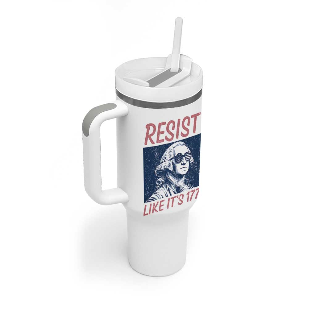 Resist Like its 1776 Tumbler With Handle America 4th of July 250 Years Freedom