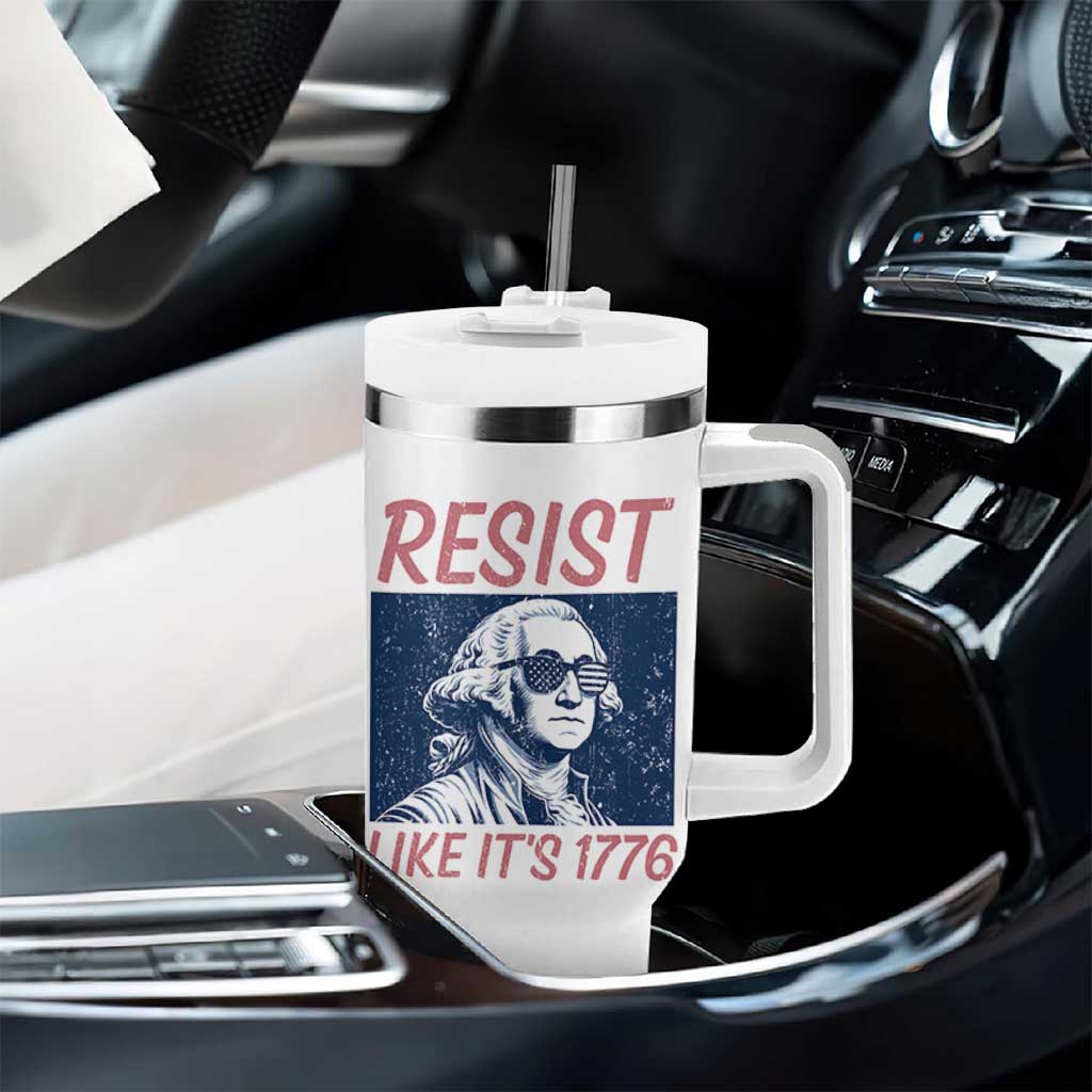 Resist Like its 1776 Tumbler With Handle America 4th of July 250 Years Freedom