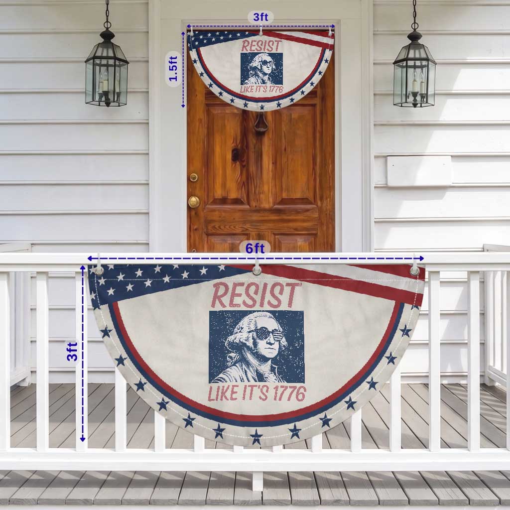 Resist Like its 1776 Patriotic Fan Flag America 4th of July 250 Years Freedom