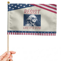 Resist Like its 1776 Patriotic Handheld Flag America 4th of July 250 Years Freedom