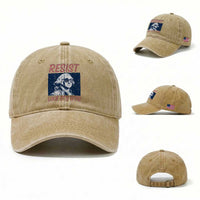 Resist Like its 1776 Washed Cotton Baseball Cap America 4th of July 250 Years Freedom