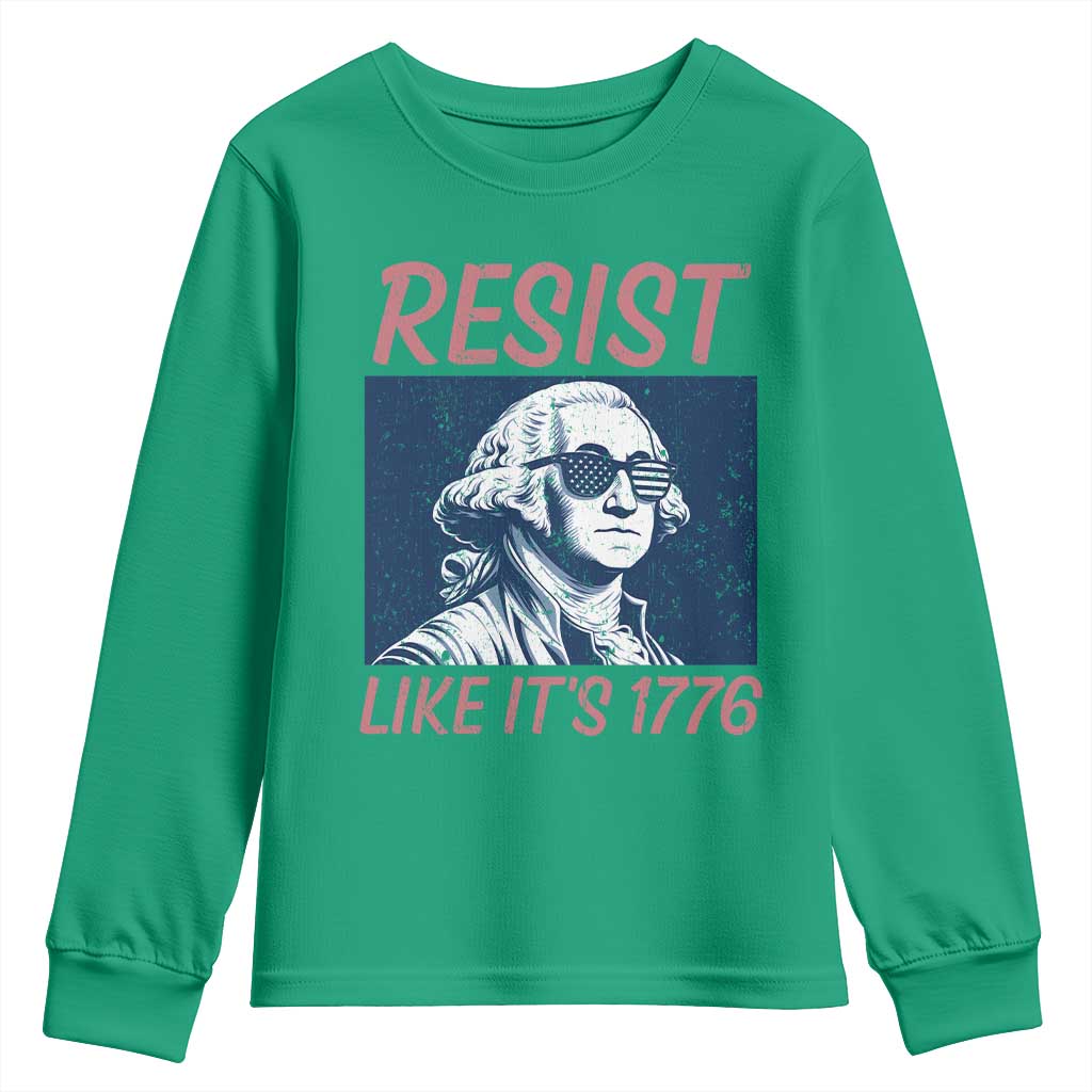 Resist Like its 1776 Youth Sweatshirt America 4th of July 250 Years Freedom