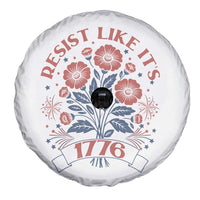 Resist Like its 1776 Spare Tire Cover Vintage Boho Floral Subtle 250th Anniversary