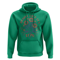 Resist Like its 1776 Hoodie Vintage Boho Floral Subtle 250th Anniversary