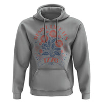 Resist Like its 1776 Hoodie Vintage Boho Floral Subtle 250th Anniversary