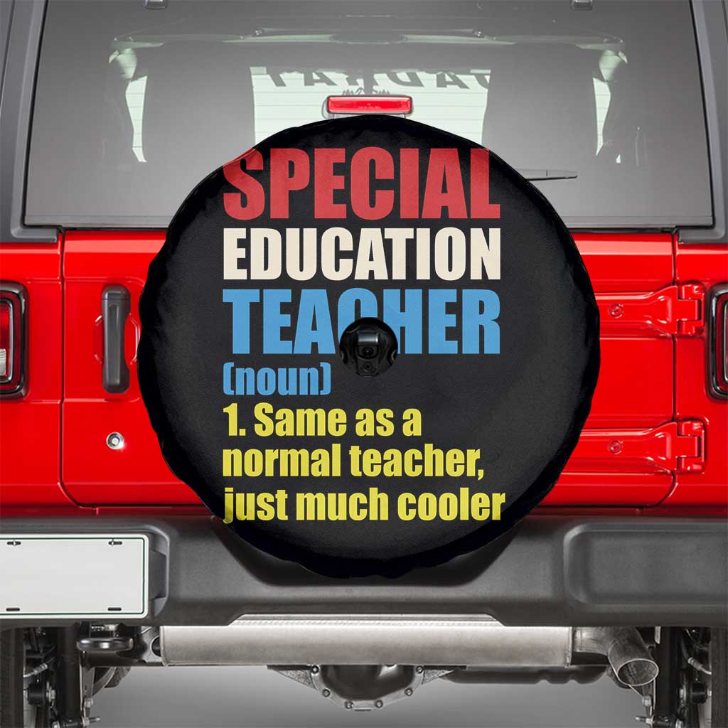 Special Education Teacher Definition Spare Tire Cover Funny Back to School