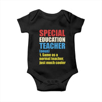 Special Education Teacher Definition Baby Onesie Funny Back to School