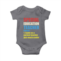 Special Education Teacher Definition Baby Onesie Funny Back to School