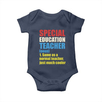 Special Education Teacher Definition Baby Onesie Funny Back to School