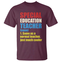 Special Education Teacher Definition T Shirt Funny Back to School
