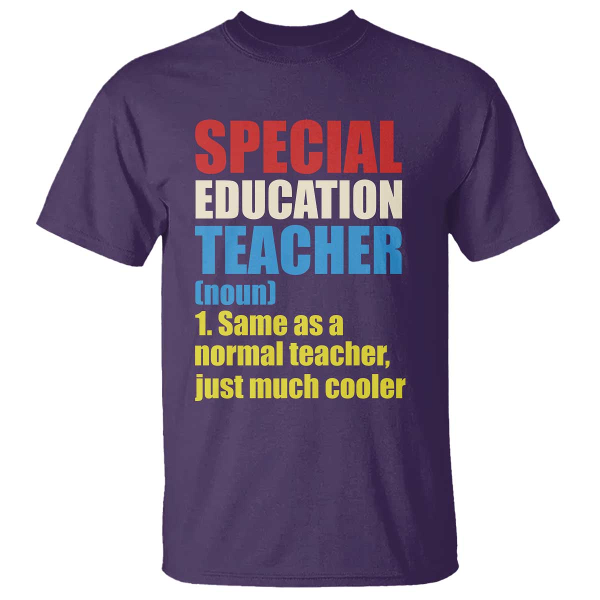 Special Education Teacher Definition T Shirt Funny Back to School