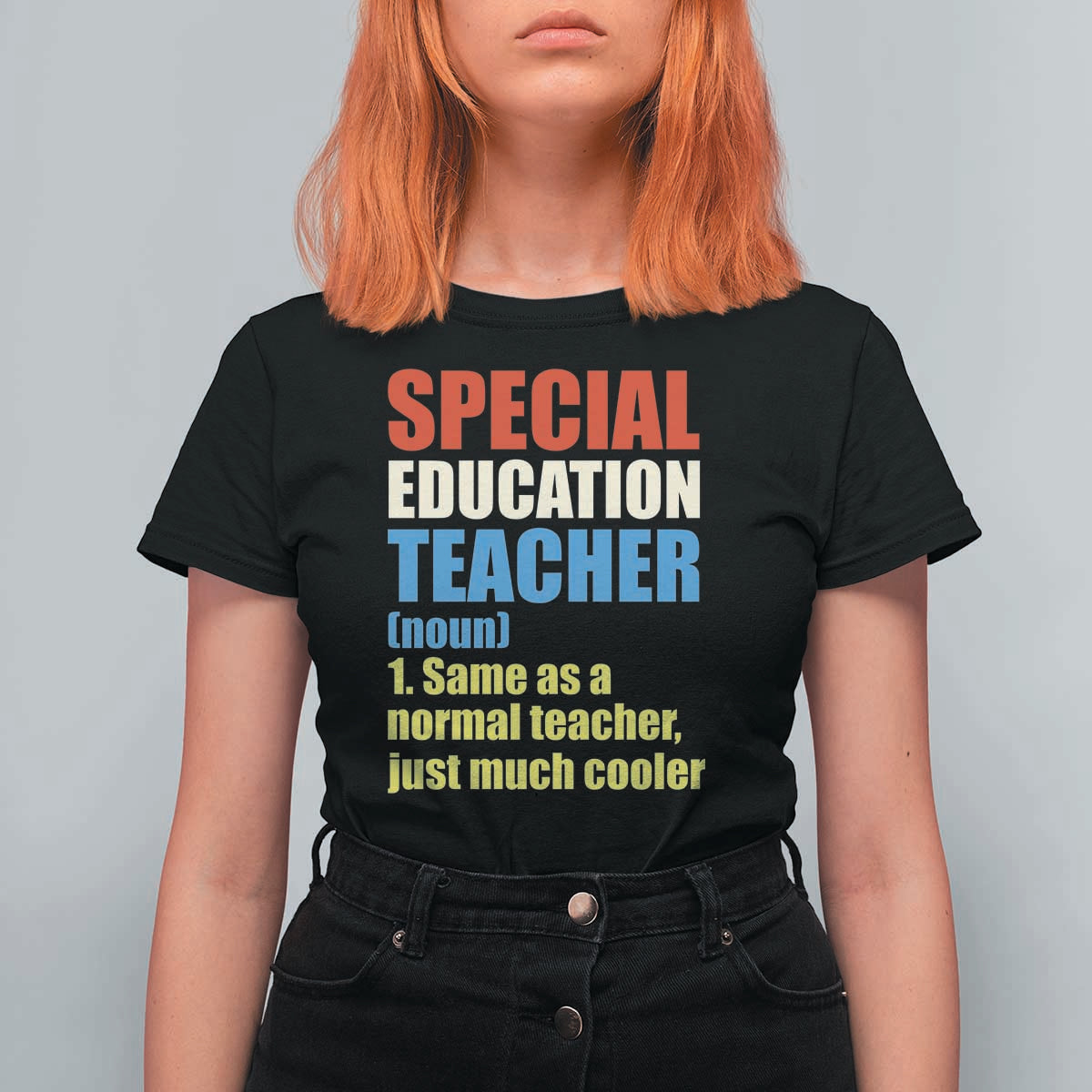 Special Education Teacher Definition T Shirt For Women Funny Back to School