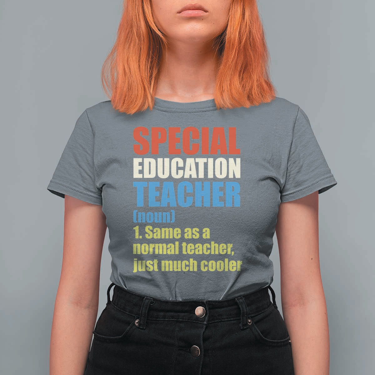 Special Education Teacher Definition T Shirt For Women Funny Back to School