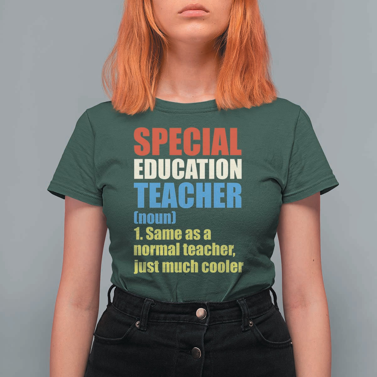 Special Education Teacher Definition T Shirt For Women Funny Back to School