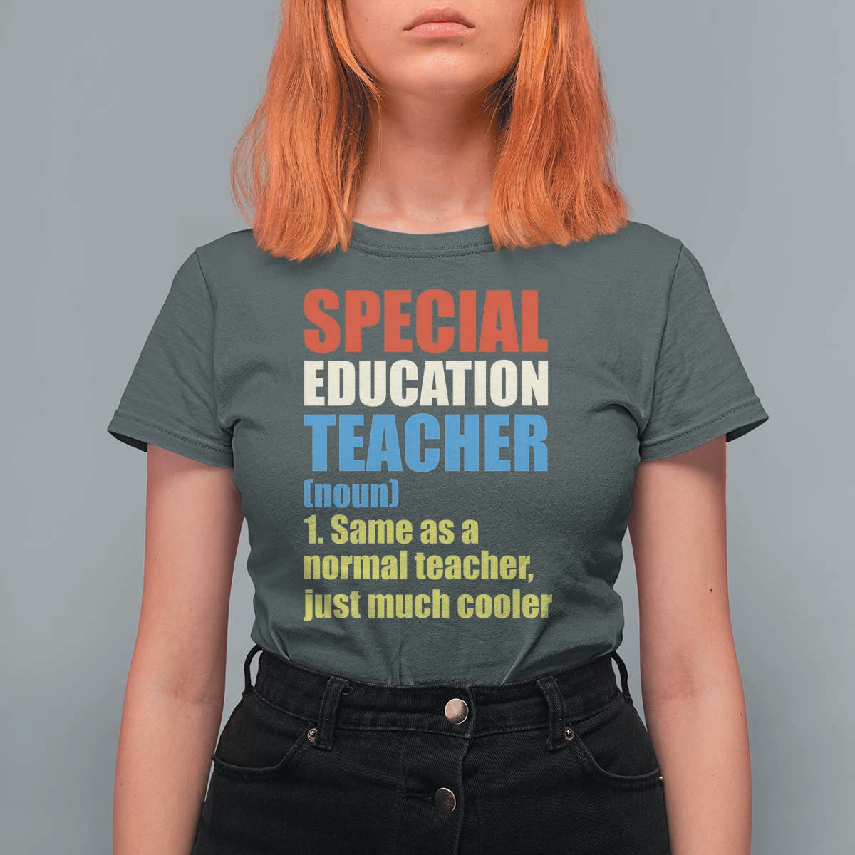 Special Education Teacher Definition T Shirt For Women Funny Back to School