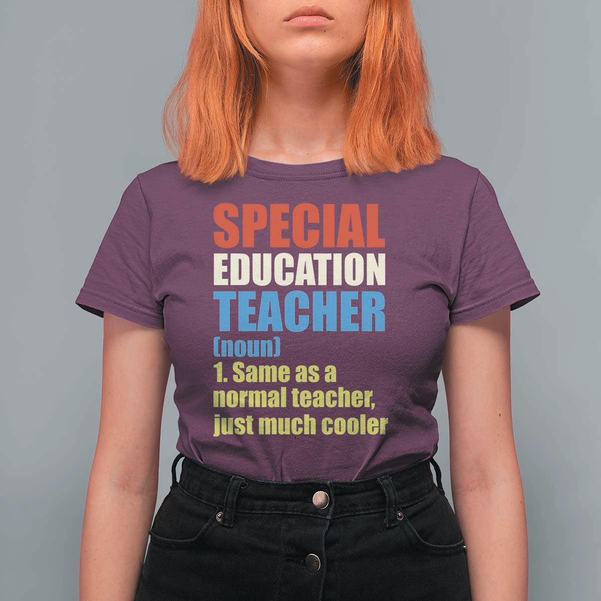 Special Education Teacher Definition T Shirt For Women Funny Back to School