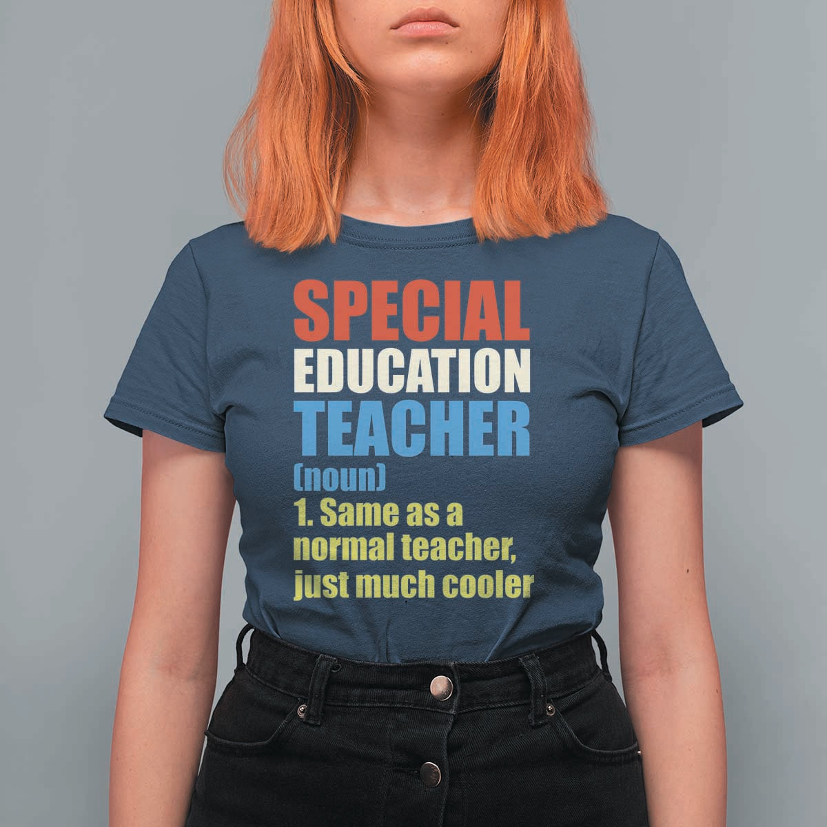 Special Education Teacher Definition T Shirt For Women Funny Back to School